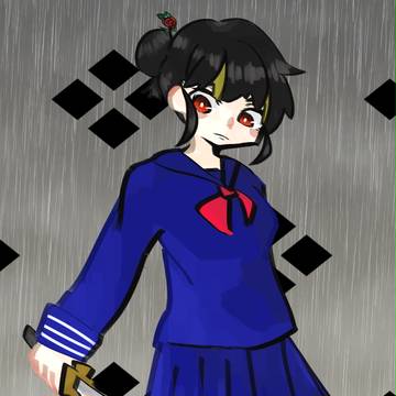 夜を切り裂くは、紅き眼の乙女なり