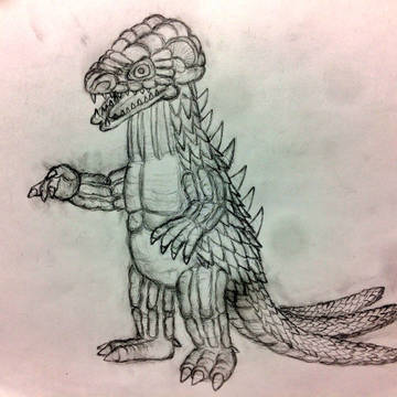 怪獣ラフ画集３４