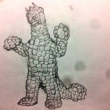 怪獣ラフ画集３５