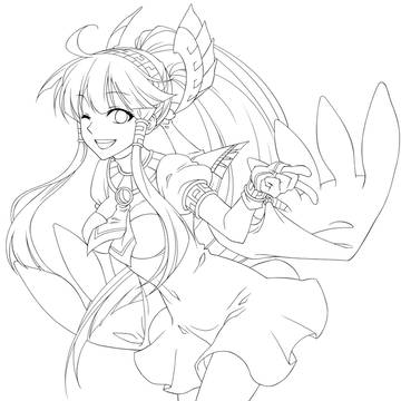 ネフティス線画