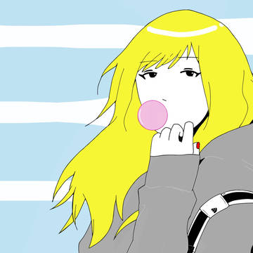 金髪が似合う女の子