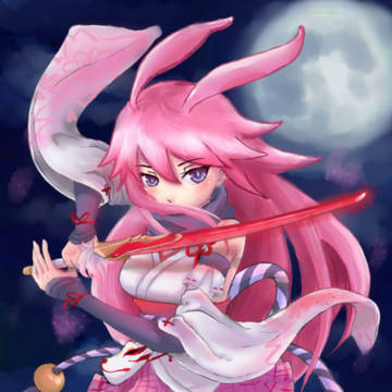 月下桜