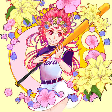 【 球団マスコット】京都フローラ【擬人化】