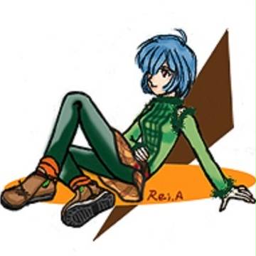 超昔に描いた綾波さん