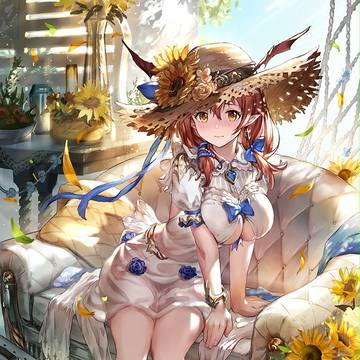 夏のひまわり