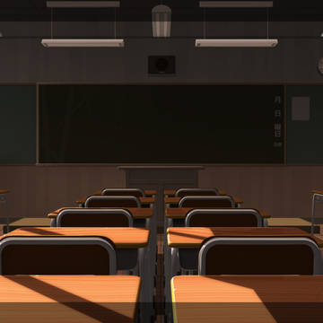 自主制作アニメーション「てくてく日和」　背景