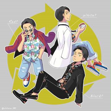 赤きりや黒きりや白きりや