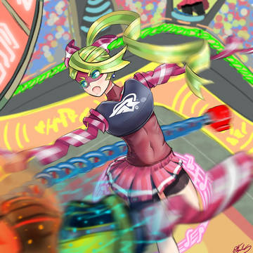 Ribbon Girl in action!