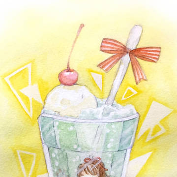 クリームソーダに君