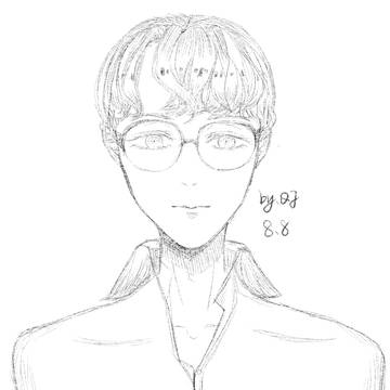 戴眼镜的少年？？
