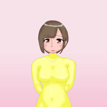 全身タイツの女の子