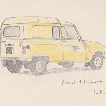 Renault 4 Fourgonnette La Poste