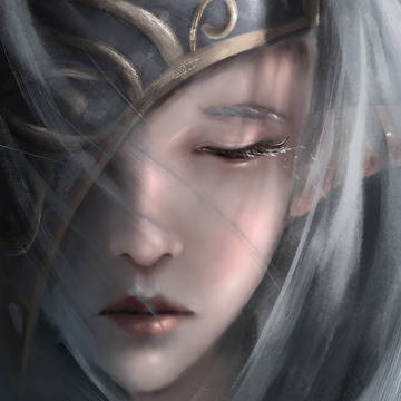 临摹@wlop 哭泣之眼 赫尔德