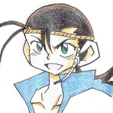 鷹羽リョウ(色鉛筆)