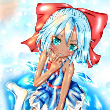 水着チルノちゃん!