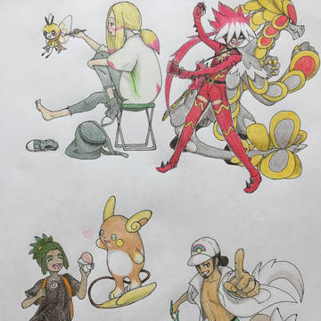 キャプテン、謎のトレーナー、ライバル、はかせ