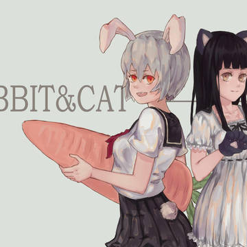 rabbit & cat