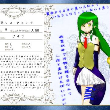【憂姫】アネシス【住民票】