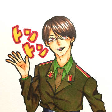 トンち落書き