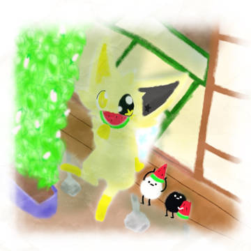 こっちのアカウントになったよ!スイカシャクー!