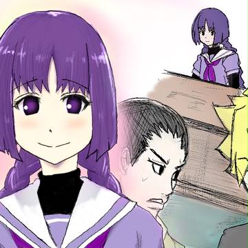 スミレちゃん落書き