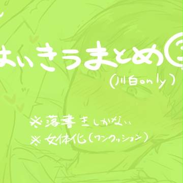 ほぼ川白ラフ詰め合わせlog③