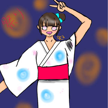 祭りの女の子