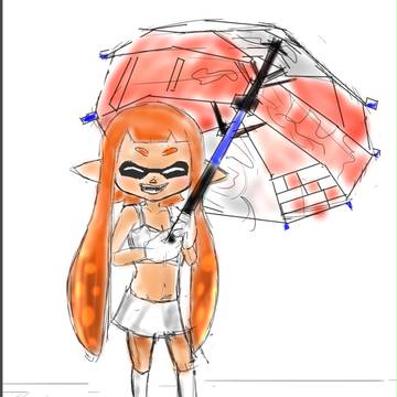 パラシェルター×レースクイーンのイカちゃん