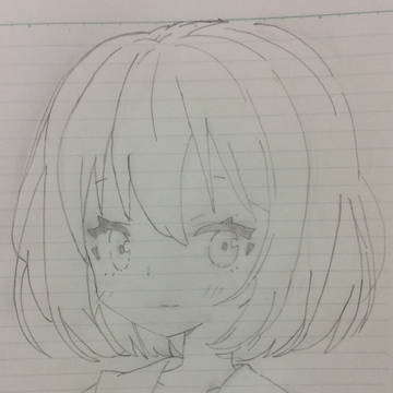 少女の模写