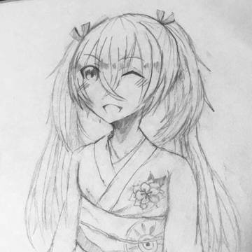 着物ミクちゃん