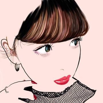 似顔絵『藤田ニコルさん』