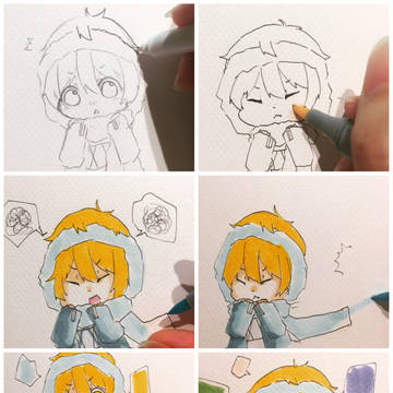 幫煩煩上色