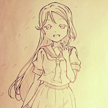 梨子ちゃんらくがき