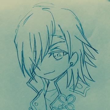 デフォルメDebutレンくん（下書き）