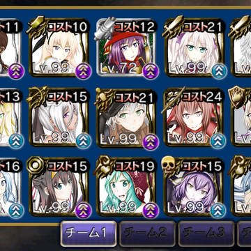 【アイギス】 我が編成