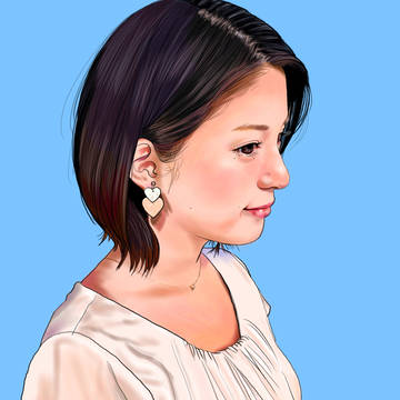 似顔絵『川島海荷さん』