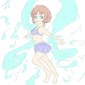 水着少女