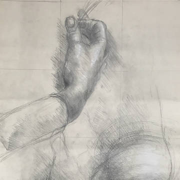 模写 レオナルド・ダ・ヴィンチの習作から