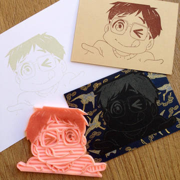消しゴムはんこ 驚きの連続だ！