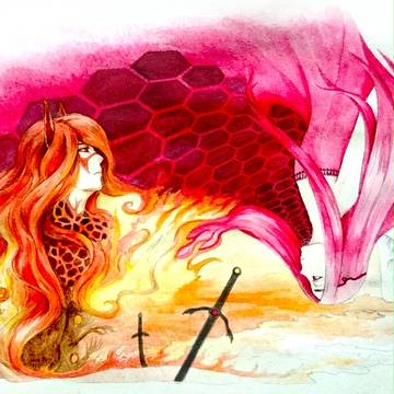 石畳の緋き悪魔と混沌の赤き天使