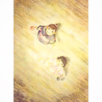打ち上げ花火、下から見る子を上から見てみた