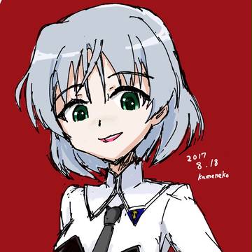 絵チャで誕生日絵