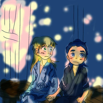 夏祭りの夜