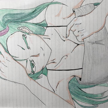前回の漆黒さんに色つけてみた