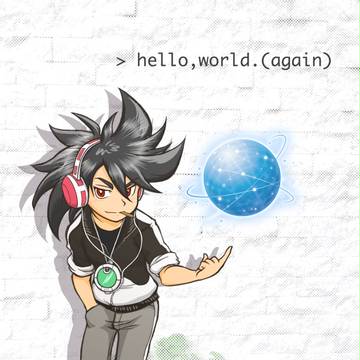 ヒロマネ6新刊サンプル「hello,world.(again)」
