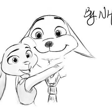 Judy with Nick