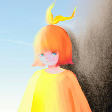 天空和女孩
