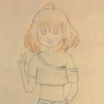 街で見かけた服を着てもらった