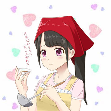 お料理をしてる唯ちゃん