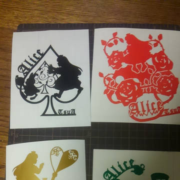 【切り絵】アリス